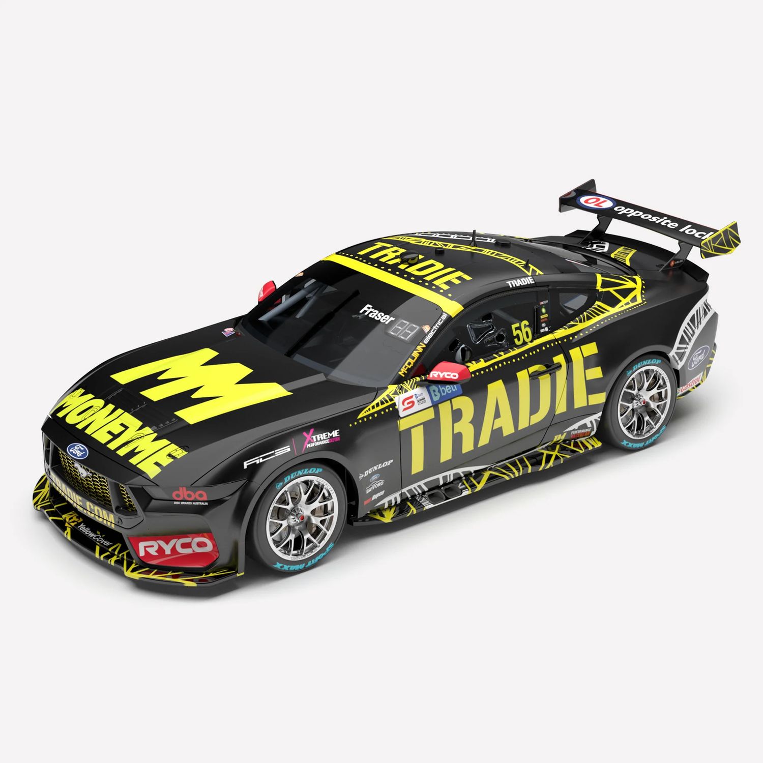 1:43 Authentic Collectables - Tickford Racing #56 Ford Mustang GT - 2023 Betr Darwin Triple Crown Indigenous Round - Driver: Declan Fraser