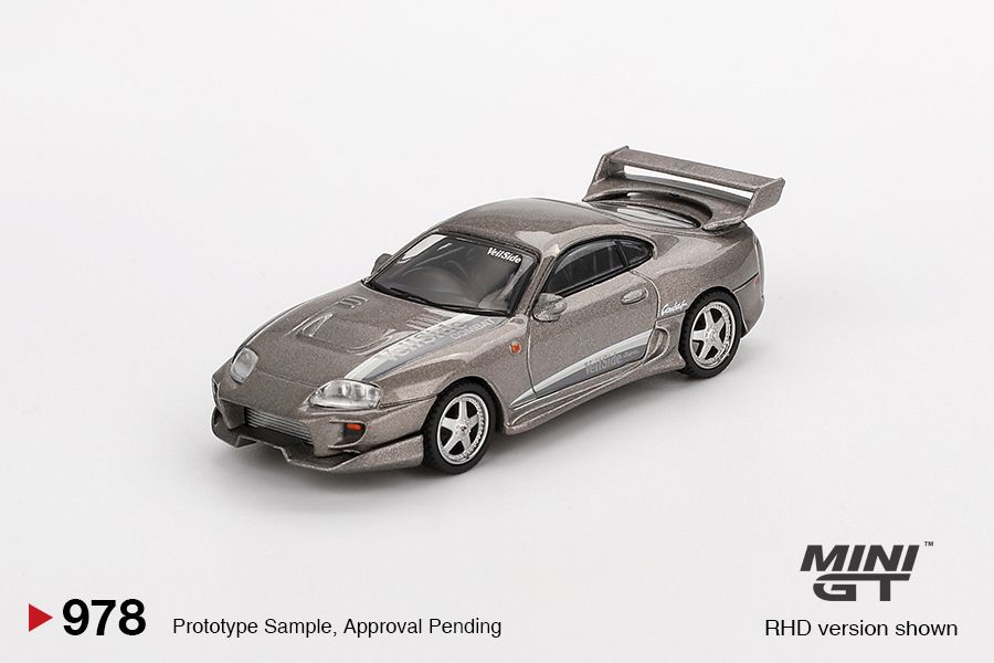 1:64 Mini GT - 2011 Toyota Supra VeilSide Combat V-II, combat grey