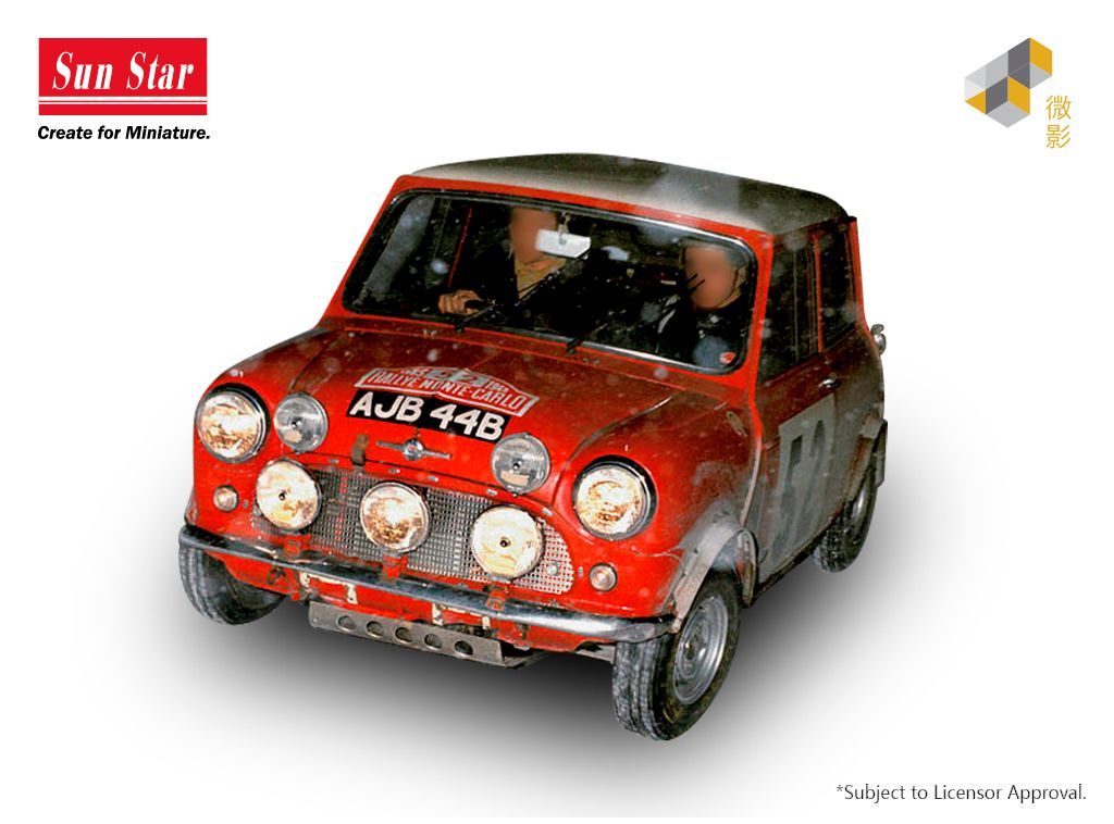 1:12 Sunstar - Mini Cooper S - #52 T.Makinen / P.Easter - Winner Rally Monaco 1965