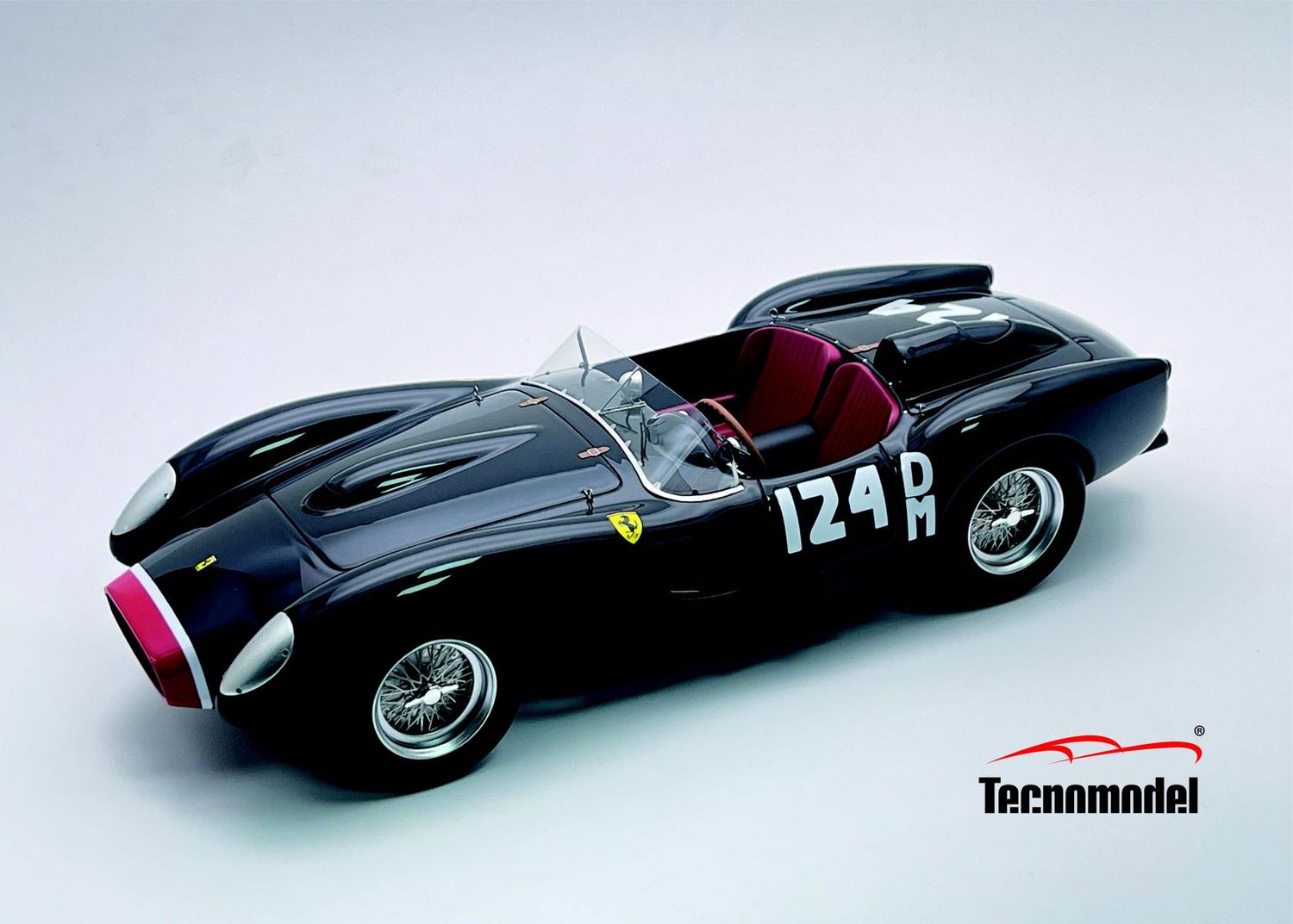 1:18 Tecnomodel - Ferrari 250 TR Pontoon-Fender SCCA National Virginia 1959 Team Alan Connel 4th place car #124DM Driver: A. Connel