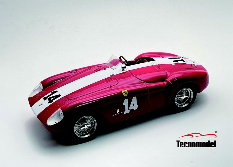 1:18 Tecnomodel - Ferrari 500 Mondial GP Supercortemaggiore Monza 1956 car #14 WINNER Driver: M. Hawthorn - U. Maglioli 1:18 Tecnomodel - Ferrari 500 Mondial GP Supercortemaggiore Monza 1956 car #14 WINNER Driver: M. Hawthorn - U. Maglioli