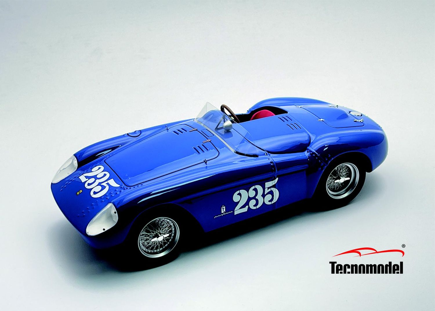 1:18 Tecnomodel - Ferrari 500 Mondial Santa Barbara Road Races 1954 car #235 Driver: P. Rubirosa