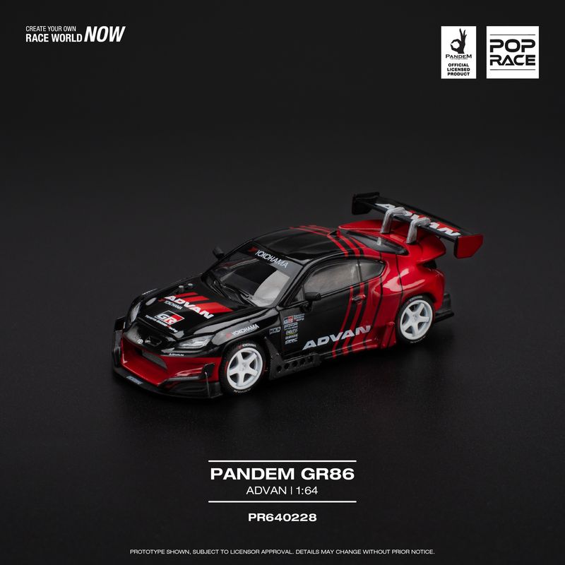 1:64 Pop Race Limited - Pandem GR86 *Advan* 1:64 Pop Race Limited - Pandem GR86 *Advan*