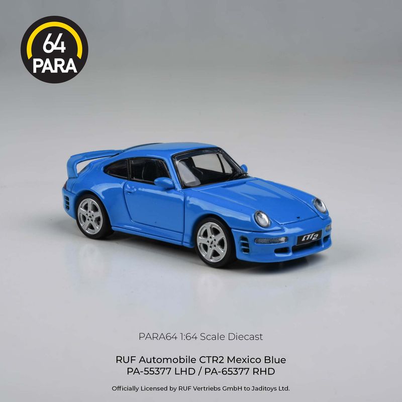 1:64 Para64 - 1995 RUF CTR2 Mexico *Right Hand Drive*, blue 1:64 Para64 - 1995 RUF CTR2 Mexico *Right Hand Drive*, blue