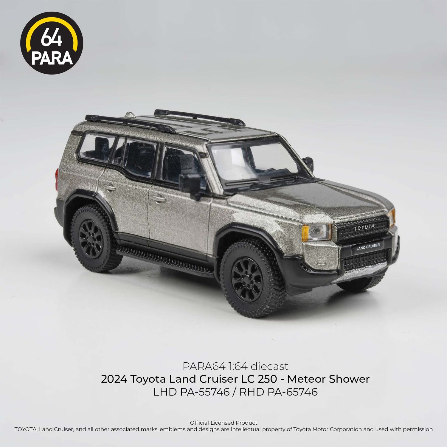 1:64 Para64 - 2024 Toyota Land Cruiser 250 Meteor, silver RHD