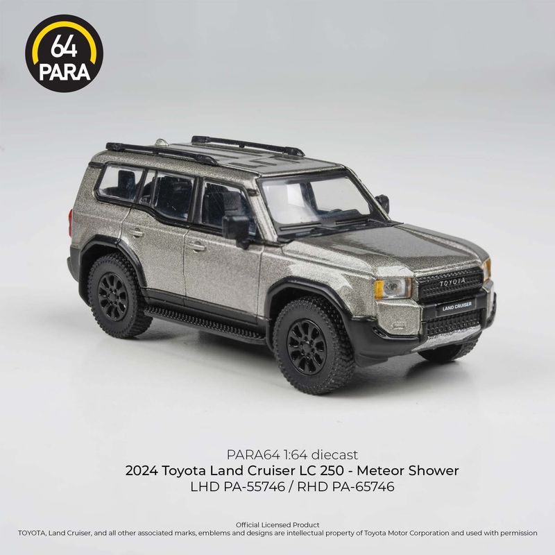 1:64 Para64 - 2024 Toyota Land Cruiser 250 Meteor, silver RHD 1:64 Para64 - 2024 Toyota Land Cruiser 250 Meteor, silver RHD