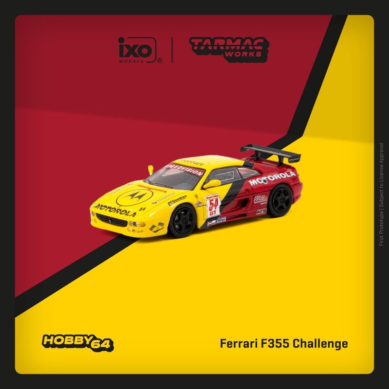 1:64 Tarmac - Ferrari F355 Challenge #54 Matt Drendel, World Challenge Series 2000 1:64 Tarmac - Ferrari F355 Challenge #54 Matt Drendel, World Challenge Series 2000