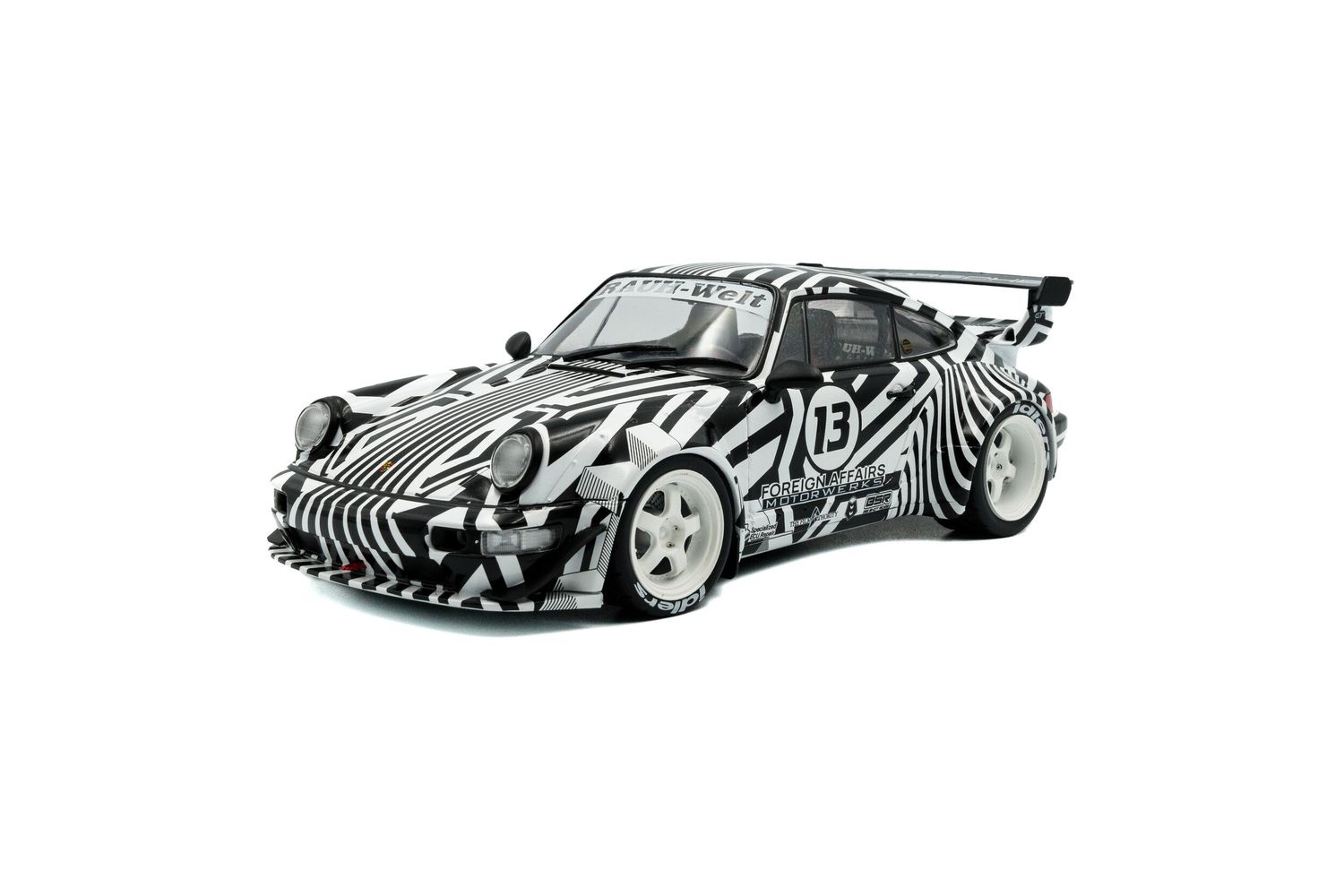 1:18 Solido - 1994 Porsche 911 964 RWB #13 Bodykit "The Zebra"