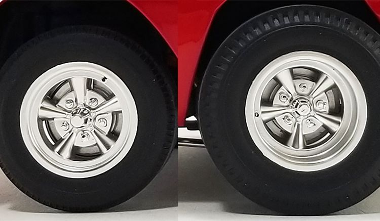 1:18 ACME - 5 Spoke Drag Wheel & Tire Set 1:18 ACME - 5 Spoke Drag Wheel & Tire Set