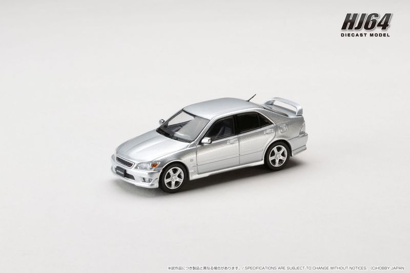 1:64 Hobby Japan - Toyota Altezza RS200 (E10) 1998 Genuine Option Parts, silver metallic 1:64 Hobby Japan - Toyota Altezza RS200 (E10) 1998 Genuine Option Parts, silver metallic