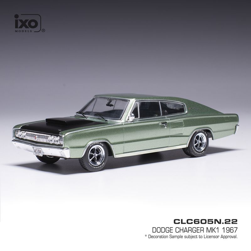 1:43 Ixo - Dodge Charger 1967 - light green 1:43 Ixo - Dodge Charger 1967 - light green