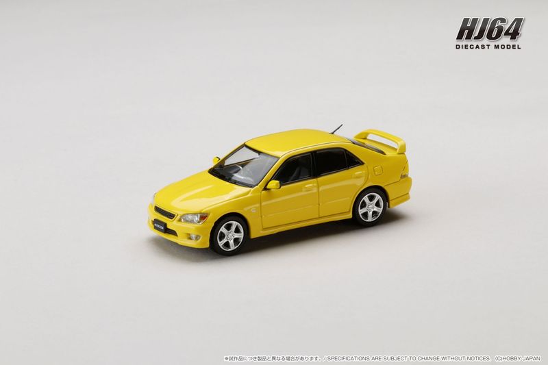 1:64 Hobby Japan - Toyota Altezza RS200 (E10) 1998 Genuine Option Parts, super bright yellow 1:64 Hobby Japan - Toyota Altezza RS200 (E10) 1998 Genuine Option Parts, super bright yellow