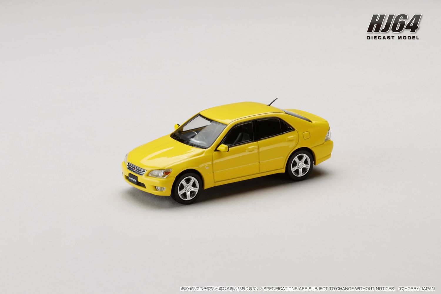 1:64 Hobby Japan - 1998 Toyota Altezza RS200 (E10), super bright yellow