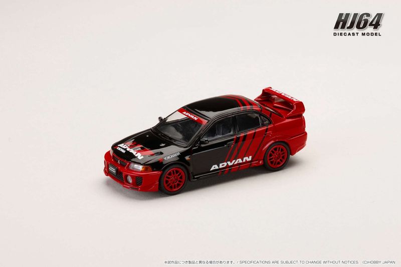 1:64 Hobby Japan - 1998 Mitsubishi Lancer GSR Evolution 5 (CP9A) , Yokohama Advan Color 1:64 Hobby Japan - 1998 Mitsubishi Lancer GSR Evolution 5 (CP9A) , Yokohama Advan Color