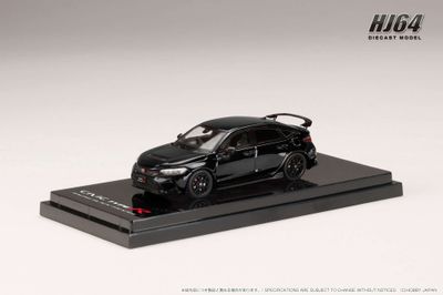 1:64 Hobby Japan - Honda Civic Type R (FL5), Racing Black Package 2025, crystal black pearl