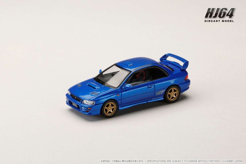1:64 Hobby Japan - SUBARU Impreza PURE SPORTS COUPE WRX type R STi Version ? *Limited* sonic blue mica 1:64 Hobby Japan - SUBARU Impreza PURE SPORTS COUPE WRX type R STi Version ? *Limited* sonic blue mica