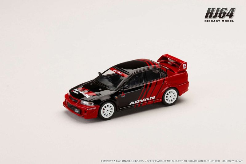1:64 Hobby Japan - 2000 Mitsubishi Lancer GSR Evolution 6 (CP9A) , Yokohama Advan Color 1:64 Hobby Japan - 2000 Mitsubishi Lancer GSR Evolution 6 (CP9A) , Yokohama Advan Color