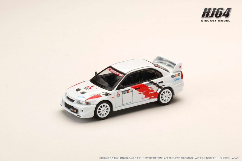 1:64 Hobby Japan - 2000 Mitsubishi Lancer GSR Evolution 6 (CP9A) Ralliart , white 1:64 Hobby Japan - 2000 Mitsubishi Lancer GSR Evolution 6 (CP9A) Ralliart , white