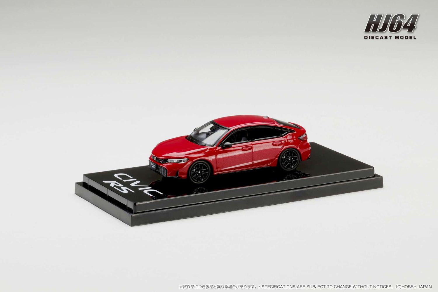 1:64 Hobby Japan - Honda Civic RS, premium crystal red metallic