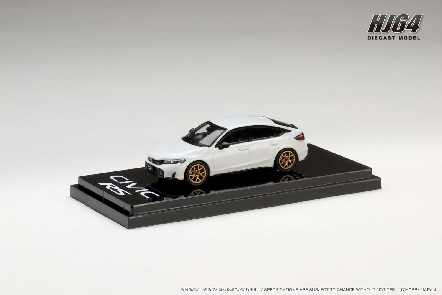 1:64 Hobby Japan - Honda Civic RS Customized Version, platinum white pearl