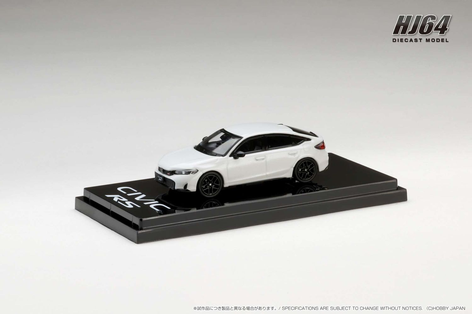 1:64 Hobby Japan - Honda Civic RS, platinum white pearl