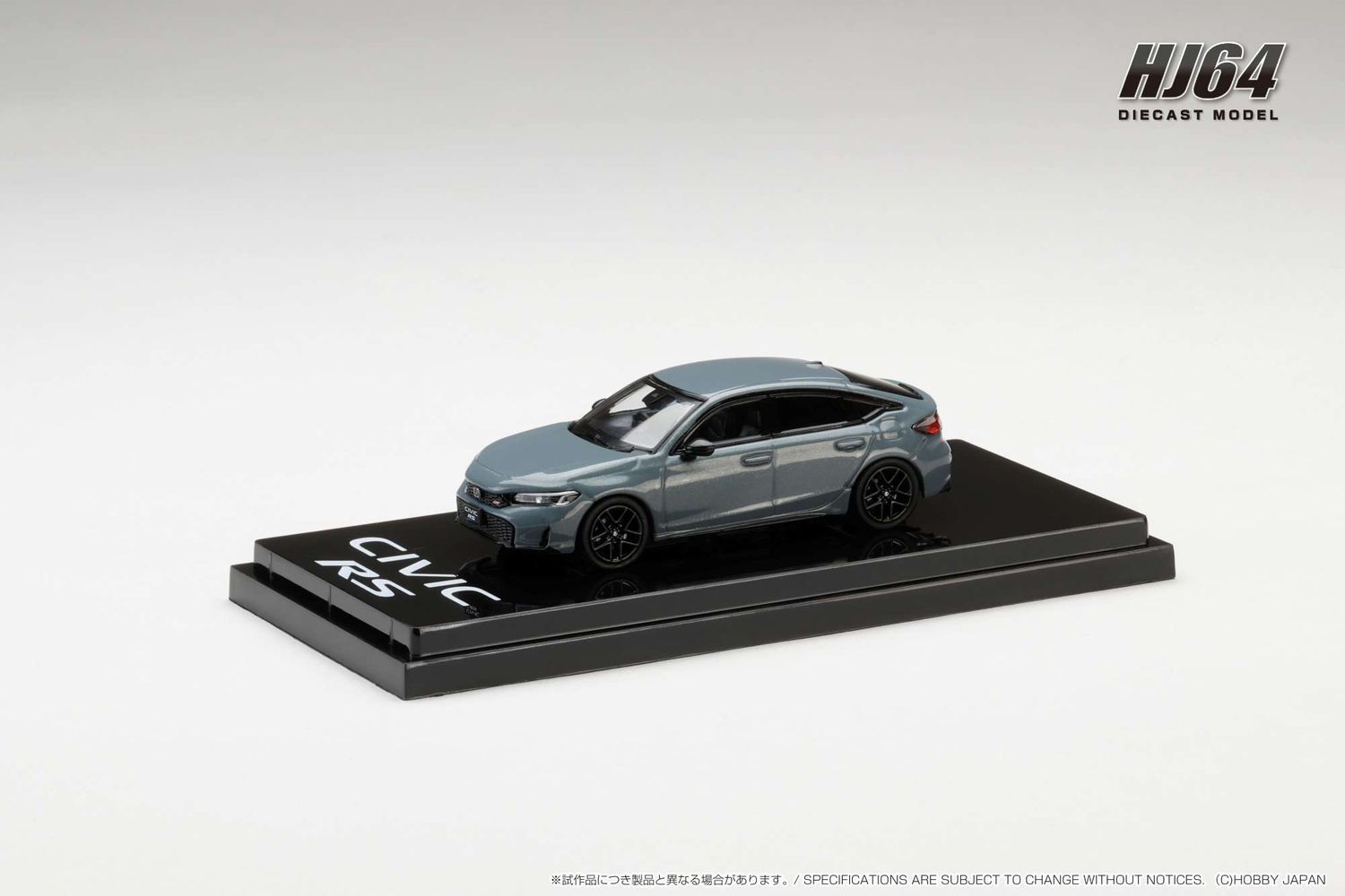 1:64 Hobby Japan - Honda Civic RS, sonic gray pearl