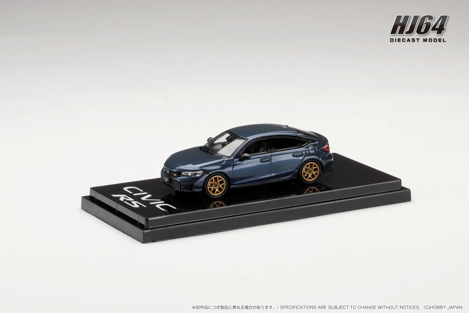1:64 Hobby Japan - Honda Civic RS Customized Version, seabed blue pearl