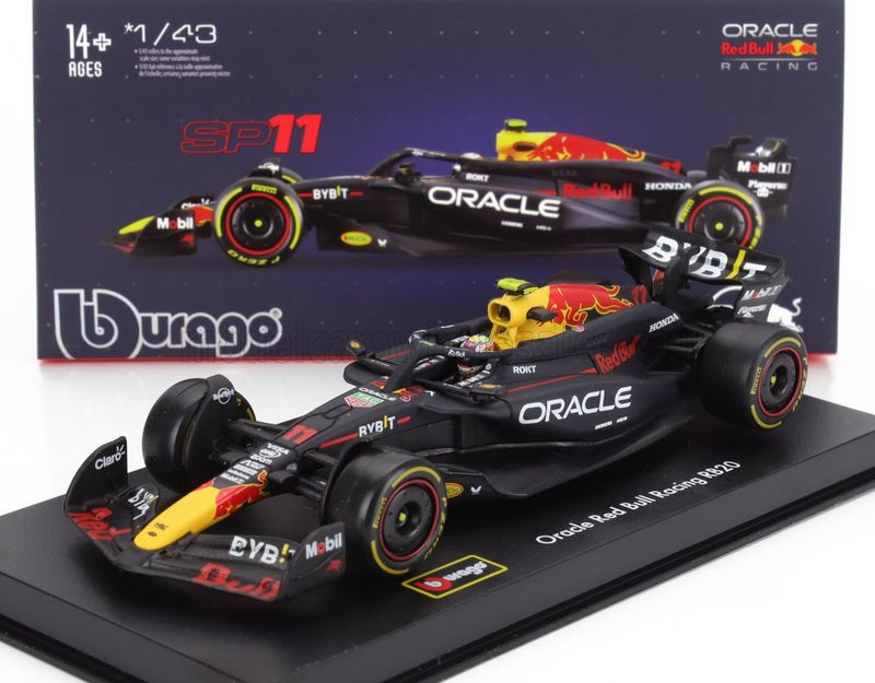 1:43 Bburago Signature - Red Bull RB20 #11 SERGIO PEREZ F1 2024 - Mit Helm & Vitrine 1:43 Bburago Signature - Red Bull RB20 #11 SERGIO PEREZ F1 2024 - Mit Helm & Vitrine