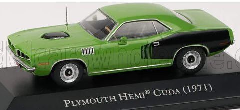 1:43 De Agostini - PLYMOUTH - HEMI CUDA COUPE 1971 Green