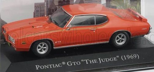 1:43 De Agostini - PONTIAC - GTO THE JUDGE COUPE 1969 ORANGE