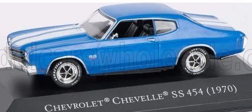 1:43 De Agostini - CHEVROLET - CHEVELLE SS 454 COUPE 1970 BLUE