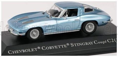 1:43 De Agostini - CHEVROLET - CORVETTE STINGRAY C2 COUPE 1963 BLUE