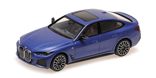 1:43 Minichamps - BMW I4 M50 – 2023 – MATT BLUE