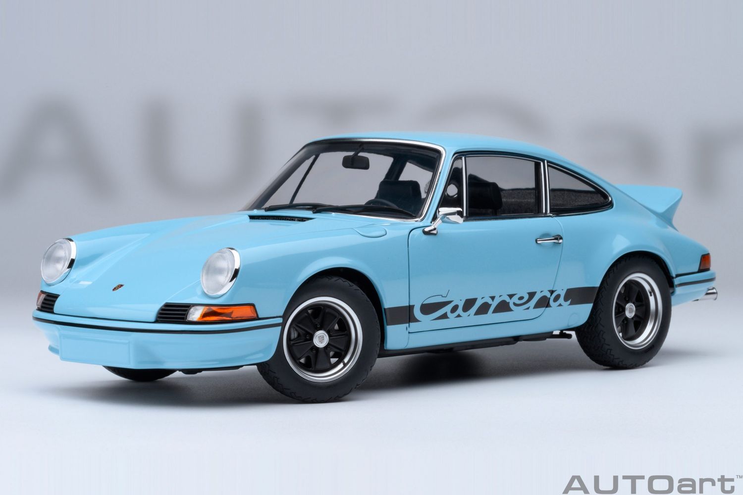1:18 Autoart - Porsche 911 Carrera 2.7 RS (Gulf Blue with Black stripes)