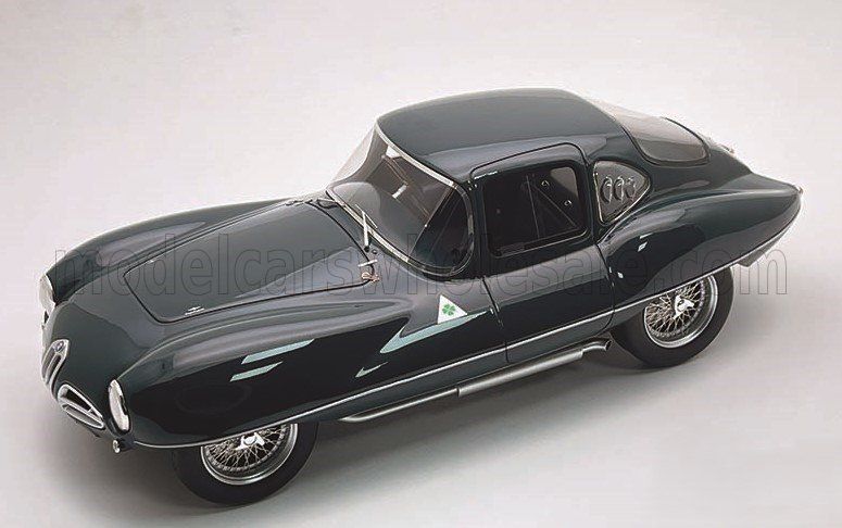 1:18 Tecnomodel - Alfa Romeo C2 Disco Volante Coupe 1973 Green