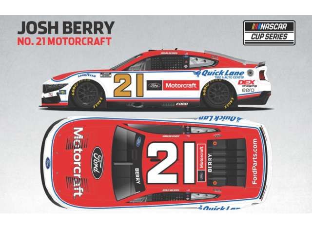 1:64 Action Racing Collectibles - 2025 Ford Mustang #21 Josh Berry *Motorcraft*