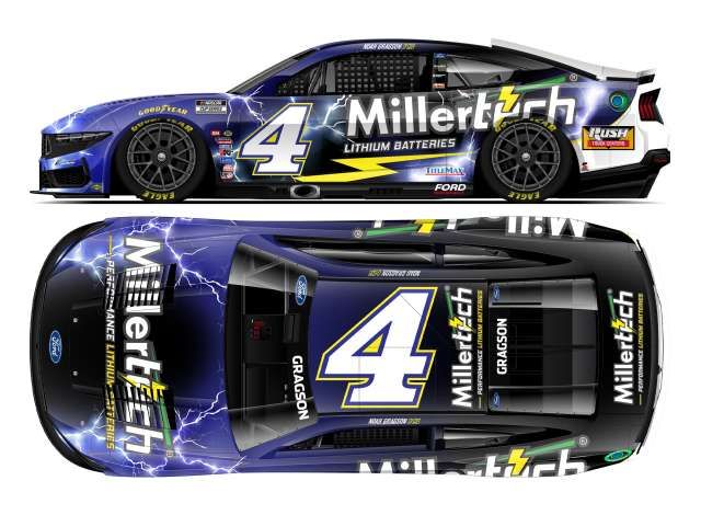 1:64 Action Racing Collectibles - 2025 Ford Mustang #4 Noah Gragson *Millertech*