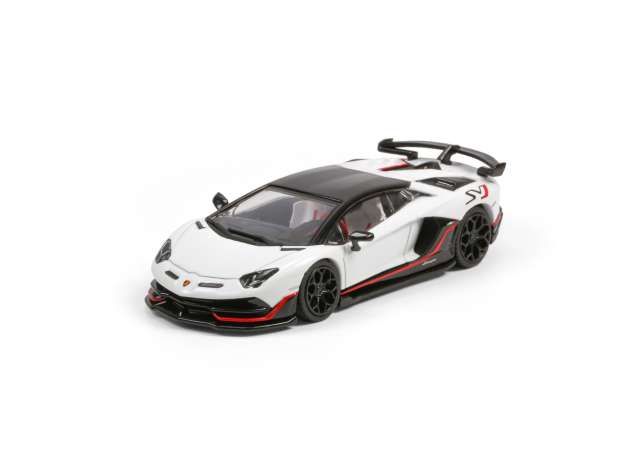1:64 Hung Hing Toys - Lamborghini SVJ *Super Car Collection*, white 1:64 Hung Hing Toys - Lamborghini SVJ *Super Car Collection*, white