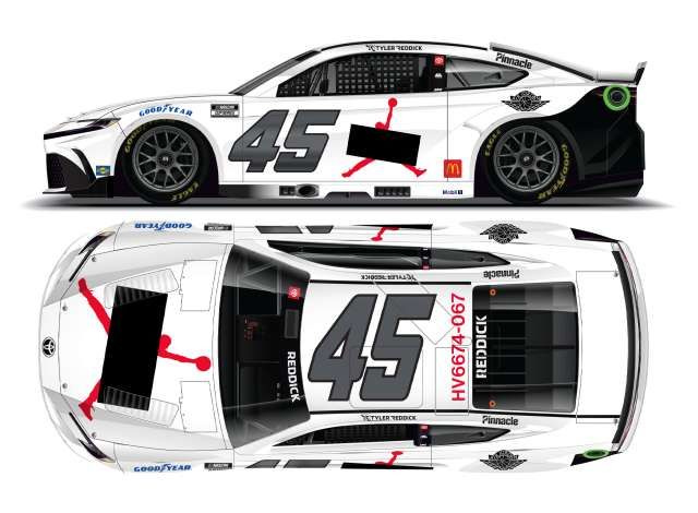 1:64 Action Racing Collectibles - 2025 Toyota Camry XSE #45 Tyler Reddick *Jordan Brand*
