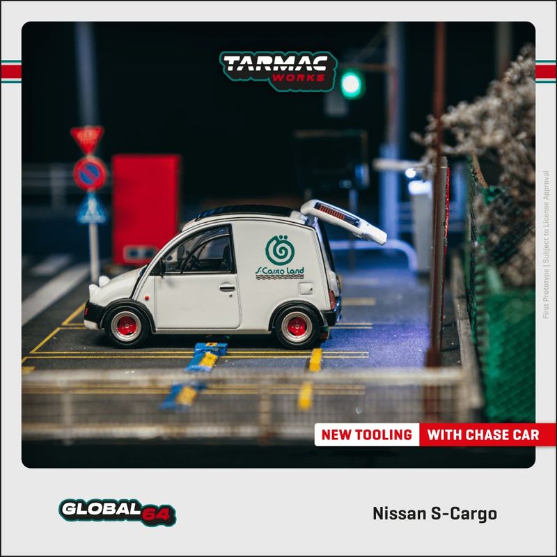 1:64 Tarmac - Nissan S-Cargo, white 1:64 Tarmac - Nissan S-Cargo, white