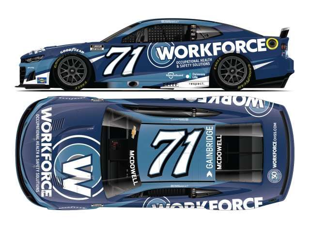 1:64 Action Racing Collectibles - 2025 Chevrolet #71 Michael McDowell *Workforce*