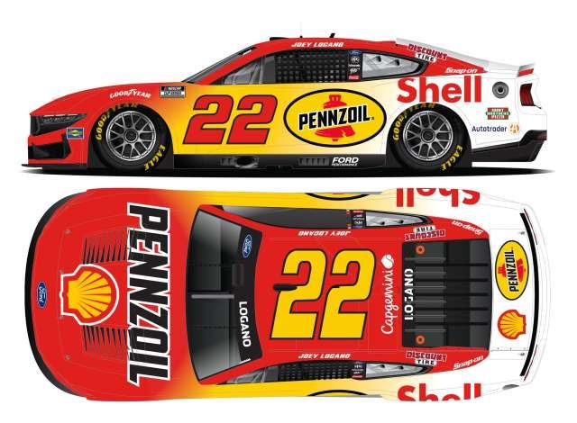 1:64 Action Racing Collectibles - 2025 Ford Mustang #22 Joey Logano *Shell-Pennzoil Special*