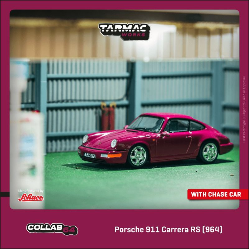 1:64 Tarmac - Porsche 911 964 RS, ruby star 1:64 Tarmac - Porsche 911 964 RS, ruby star