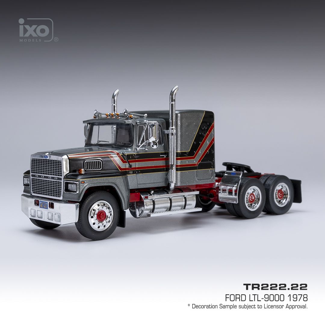 1:43 Ixo - Ford LTL 9000, dunkelgrau/rot, 1978
