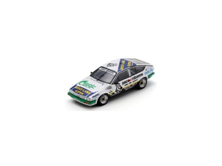 1:43 Spark - Alfa Romeo GTV 6 No.49 24H Spa 1986 E. Gillessen - G. Cremer - C. Cremer