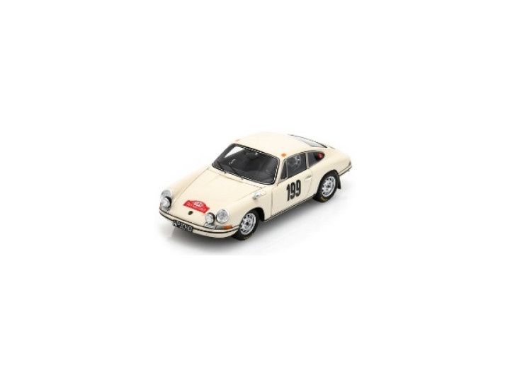 1:43 Spark - Porsche 912 No.199 Rally Monte Carlo 1968 W. Markowski - M. Wangrat