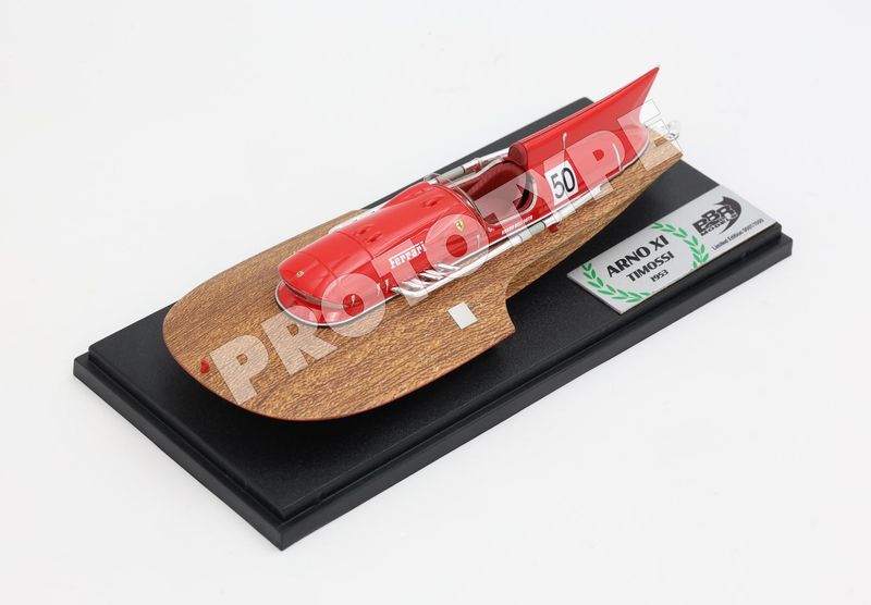 1:43 BBR - Timossi Ferrari Arno XI 1953 motorboat Nando dell Orto prototype 1:43 BBR - Timossi Ferrari Arno XI 1953 motorboat Nando dell Orto prototype
