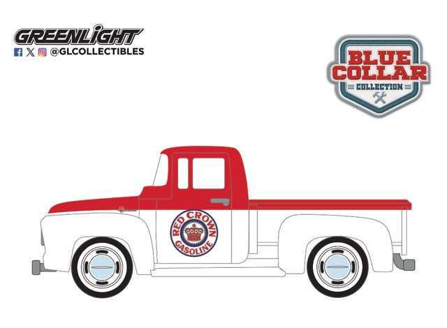 1:64 Greenlight - 1954 Ford F-100 - Red Crown Collection Series 14*