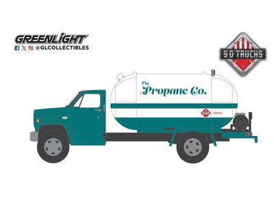 1:64 Greenlight - 1982 Chevrolet C-60 Propane Truck *S.D. Trucks Series 20*, white (Weathered) 1:64 Greenlight - 1982 Chevrolet C-60 Propane Truck *S.D. Trucks Series 20*, white (Weathered)