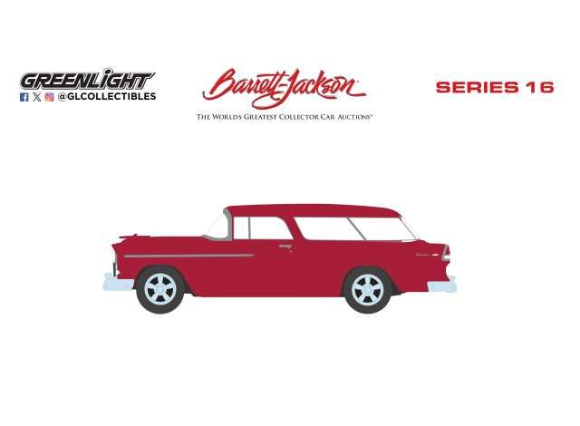 1:64 Greenlight - 1955 Chevrolet Nomad Custom Wagon (Palm Beach 2022) *Barrett Jackson Series 16*